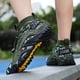 thumbnail image 3 of Zapatos de agua de playa para hombre, zapatillas de deporte de goma con cordones elásticos para senderismo al aire libre FLhrweasw Nuevo, 3 of 9