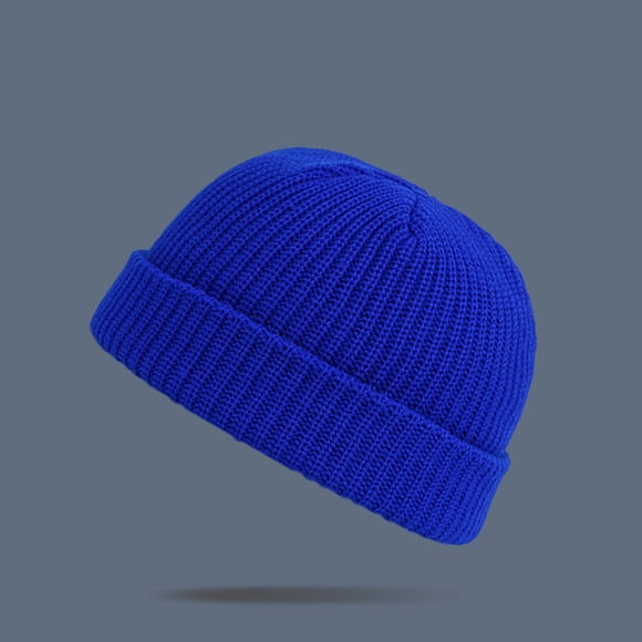 KIHOUT Beanies Hats Unisex Fashion Warm Winter Casual Knitted Hat Color All-match Thick Hat