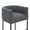 Dark Gray and Black, variant on FANCROU 26" H Counter Height Bar Stools Set of 2 With Back and Footrest，Black Metal Frames，Beige and Black