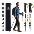 thumbnail image 1 of Bastones de trekking Croosseoutdoors ajustables de aluminio 58-135 cm, 1 of 9