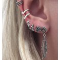 thumbnail image 1 of Juego de Pendientes de Estilo Bohemio para Mujer Fiudx con Colgante de Perlas de Búho, 1 of 6