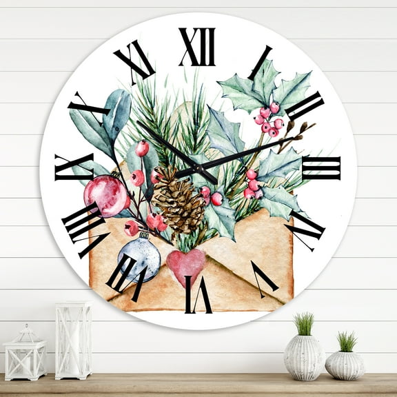 Designart 1 in Quartz Traditional Wall Clock
