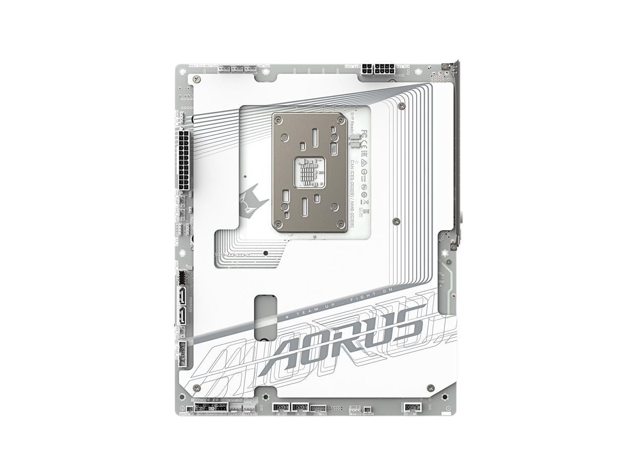 Aorus STEALTH B850 A STEALTH ICE Gaming Desktop Motherboard, AMD B850 Chipset, Socket AM5, ATX
