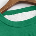 thumbnail image 5 of Olyvenn Womens Thickened Fleece Warm T-Shirts Tunic Tops Elegant Stylish Solid Pullover Workout Comfy Loose Fit Casual Shirts Fall Fashion Round Neck Tees Long Sleeve Blouse Green 10, 5 of 5