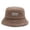 Coffee, variant on Kiplyki Teddy Style Lambs Wool Bucket Hat Cute Girls Outdoor Sports Fisherman Cap For Women Casual Winter Warm Hat
