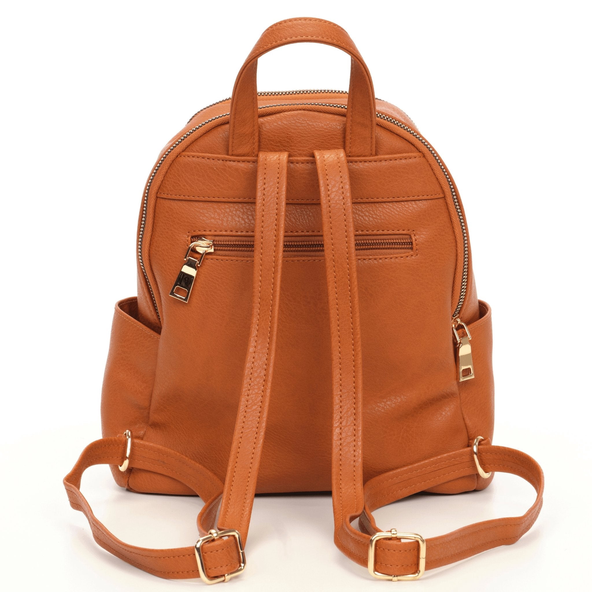 Sleepy Panda Mini Vegan Leather Diaper Backpack with Smart Storage and Gold Hardware Durable, Compact and Stylish for Everyday Use The Mini Backpack Diaper Bag