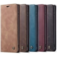 thumbnail image 5 of KOMI Wallet Case for Samsung Galaxy S10 Plus, Premium PU Leather Case Vintage Matte Wallet Flip Cover [Card Slots] [Magnetic Closure] Stand Function Folio Shockproof Full Protection Brown, 5 of 5