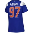 thumbnail image 3 of Women's Fanatics Connor McDavid Royal Edmonton Oilers Plus Size Name & Number Scoop Neck T-Shirt, 3 of 3