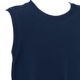 thumbnail image 3 of SpecialKids.Company Popper Vest Sleeveless Bodysuit with Crouch Snap Button & Tube Access, Adaptive Clothing for Adults with Special Needs, Supersoft Cotton Elastane Fabric, by Kaycey Navy, 3 of 3