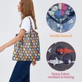 thumbnail image 5 of Reusable Grocery Bags, Nylon Tote Bag Gift For Women, Reusable Shopping Bags With Handles, Large Everything Bag Bulk, Foldable And Washable, 5 of 8