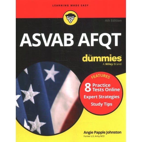 Pre-Owned ASVAB AFQT For Dummies: Book + 8 Practice Tests Online Paperback