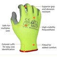 thumbnail image 2 of WOLF Safety Work Gloves - Multipurpose Polyurethane Palm Coated Nylon Shell Work Gloves - 72 Pack, 2 of 6