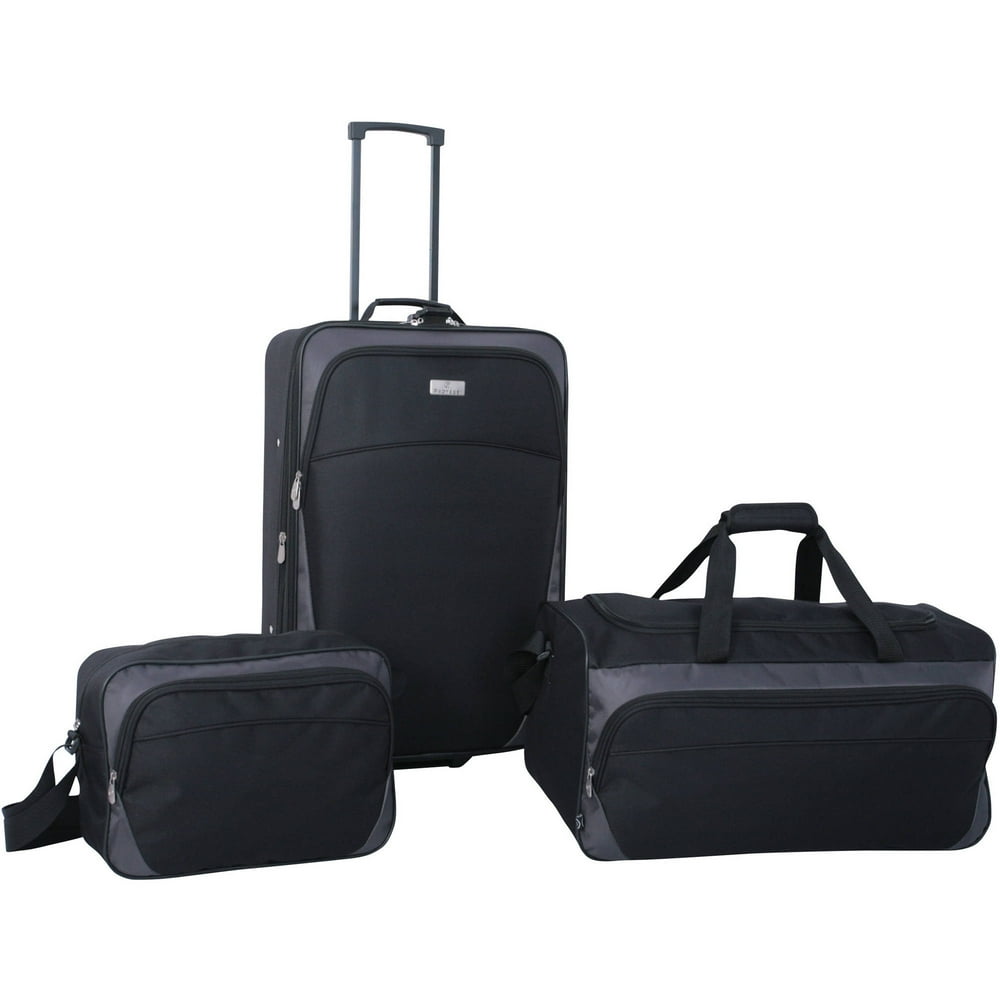 Protege 3Piece Luggage Set, Black