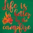 thumbnail image 3 of CafePress - Life's Better Campfire Women's Dark T Shirt - Women's Traditional Fit Dark T-Shirt, 3 of 4