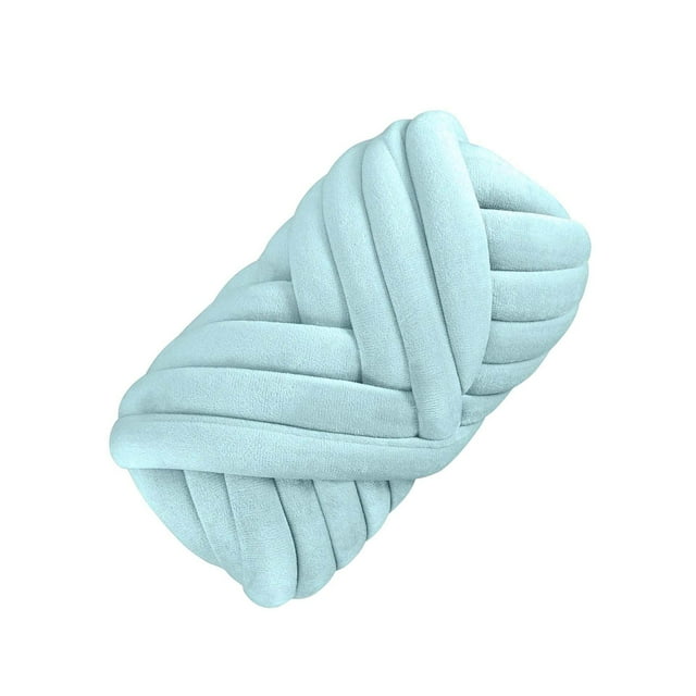 Chunky Yarn Knitting Arm Knit Soft Yarn Cushion Pet Bed Soft 250G for DIY Rug Making Sweaters Light Green