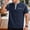 Dark Blue, variant on LPZOOGU Mens Henley Shirts Short Sleeve Button T-Shirts Summer Athletic Lightweight Tee Shirts with Pocket