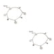 thumbnail image 2 of Tobillera Minnieouse elegante trébol oro plata accesorio moda pulseras tobillo para niñas mujeres, 2 of 6
