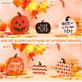 thumbnail image 3 of Goowill 3 Pieces Thanksgiving fall Pumpkin Table Wooden Sign Autumn Table Pumpkin Decoration Reversible Double Printed Freestanding Decor for Thanksgiving Harvest Fall Autumn, 3 of 7