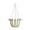 C, variant on LYINGF Metal Hanging Planter Basket for Indoor Outdoor Wire Holder with Hanging Chain Flower Pots Decor for Home Fence,Modern Plant Hanging Basket for Balcony Porch Garden Home Decor