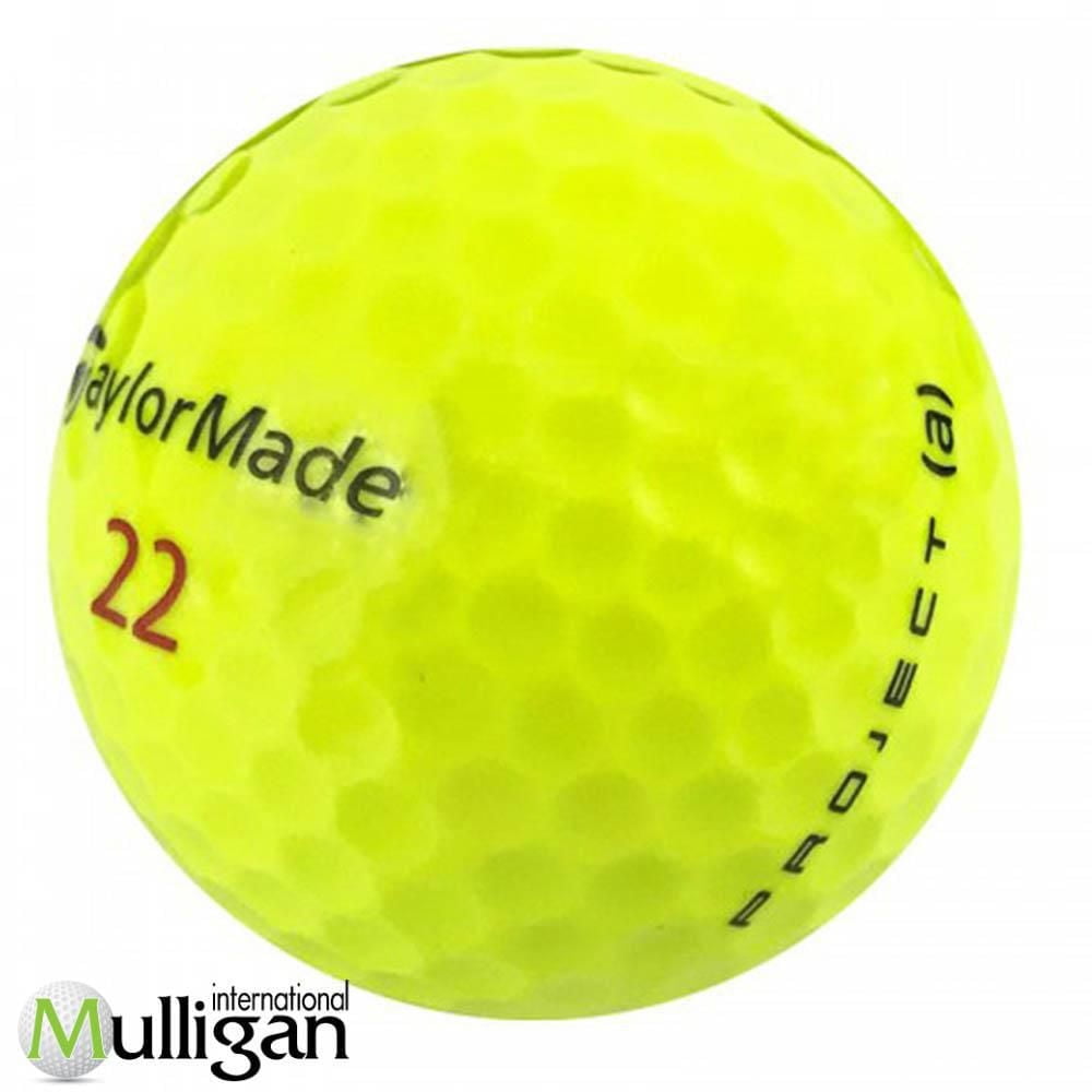 Mulligan - 60 balles de golf récupérées Taylormade Project (a) 5A, Jaune