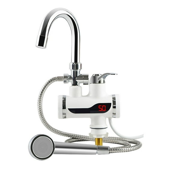 Electric Instant Shower,Water Heater Instant Hot Water Faucet,Kitchen Electric Tap Water Heating Instantaneous Heater ,Easy to Install