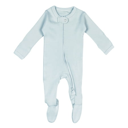 

L ovedbaby Baby Unisex 100% Organic Cotton Zipper Footie Sleep N Play Size Preemie-9 Months