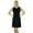 Black, variant on Bimba Women Short Mini Black Dress Sleeveless Rayon Made Bodycon Dress