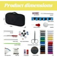 thumbnail image 2 of 113pcs Sewing Kit for Adults and Kids, Needle Thread Kit with Sewing Supplies and Accessories Contains Scissors, Measure Tape,Seam Ripper,Suitable for Home, Travel, Beginner, Emergency, 2 of 10