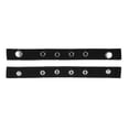 thumbnail image 2 of 2x Extensor de cintura para pantalones, elástico ajustable con broche beis negro, 2 of 7