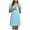 *Light Blue, variant on VBVC Women's Maternity Nursing Short Sleeve Nightgown , Ladies' Crew Neck Breastfeeding Labor Delivery Gown , Soft Sleepwear Loungewear Dress For Women,Army Green,S-2XL
