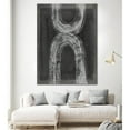 thumbnail image 2 of Giant Art 72x54 Grey Linear Path IV Fine Art Giant Canvas Print in White, 2 of 3