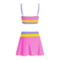 thumbnail image 5 of vigerkar High Waisted Bikini Sets for Women Tummy Control Swimsuits 3 Piece Bathing Suits Neon Swimwear with Skirt 2026 (Pink, XL), 5 of 8