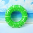 thumbnail image 1 of Flotadores inflables para piscina, anillos de tubos de natación de frutas, 1 paquete de anillos de natación de 35,4 pulgadas, flotadores de piscina, juguetes para adultos y niños, juguetes de piscina de playa, verde brillar Electrónica, 1 of 4