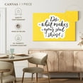 thumbnail image 5 of Elephant Stock Do What Makes Your Soul Shine Wall Art - Horizontal Canvas Wall Art - Living Room Wall Decor - Inspirational And Typography Canvas - Yellow And Black Decor - 36" x 24", 5 of 8