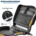 thumbnail image 4 of FORMRS Zipper Binder with Shoulder Strap 2-inch Ring 500 Sheet Capacity File Bag, Colorful Flowers, 4 of 5