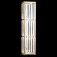 thumbnail image 3 of Sconce CRYSTAL ENCHANTMENT 2-Light Gold Leaf Metal Multi-Faceted New B-10 FA-590, 3 of 3