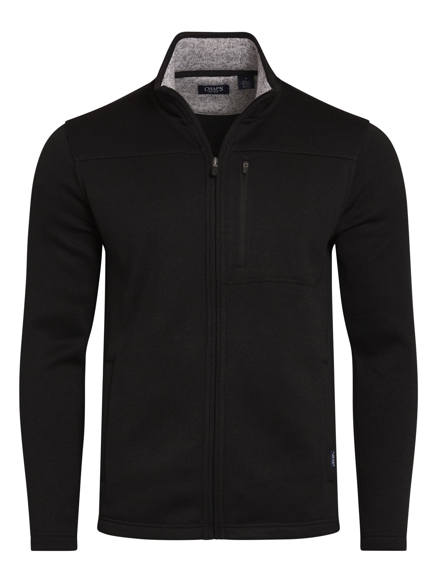 Chaps Mens' & Big Men's Full Zip Fleece Sweater Jacket, Sizes S-2XL
