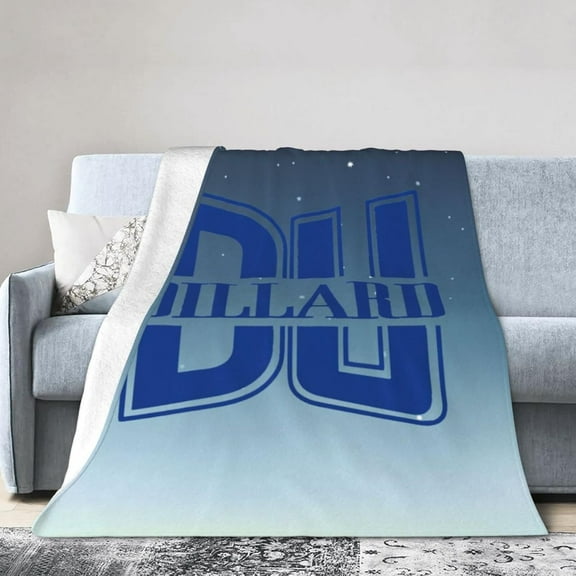 Dillard University Fleece Blanket, Very Soft Microfiber Flannel Blanket for Couch Warm and Cozy for All Seasons