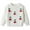 White, variant on NAISIBABY Toddler Girls Sweater, Cute Embroidery Crew Neck Pullover Long Sleeve Fall Winter Ribble Knit Tops Pink 7T