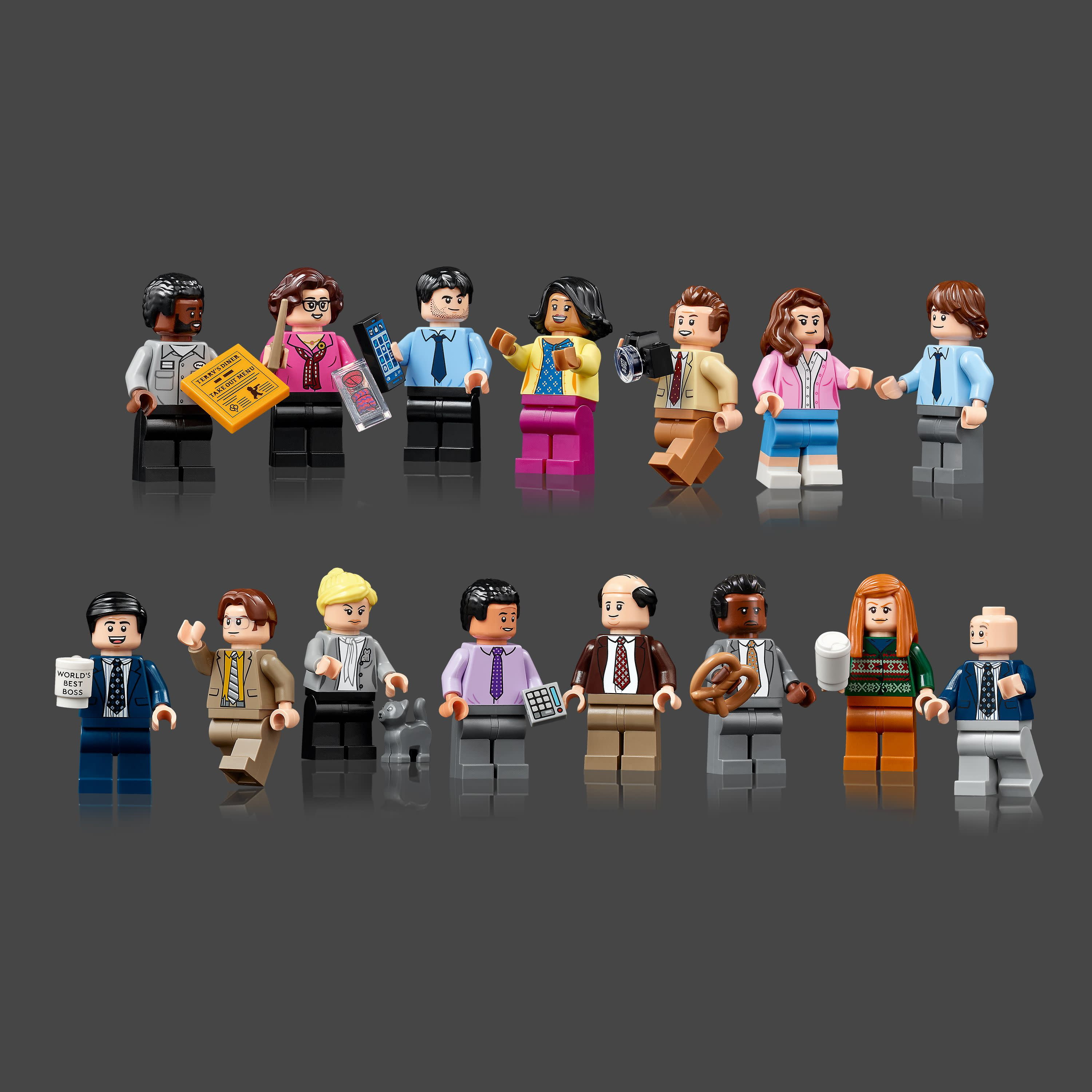 LEGO Ideas The Office 21336 US Show Series Dunder Mifflin Scranton Model Building 15 Characters Minifigures, Iconic Gift Adults and Teens -