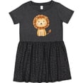 thumbnail image 3 of Inktastic Cutest Little Lion Girls Toddler Dress, 3 of 5