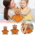 thumbnail image 2 of Halloween Bear Stuffed Animal Pumpkin Cute Teddy Toy for Kids Room Decoration Halloween, 2 of 9