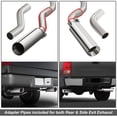 thumbnail image 2 of For 09-14 Ford F150 4.6L 5.0L 5.4L FM Style Dual Tailpipes Side/Rear Exit Cat-Back Exhaust System, 2 of 6