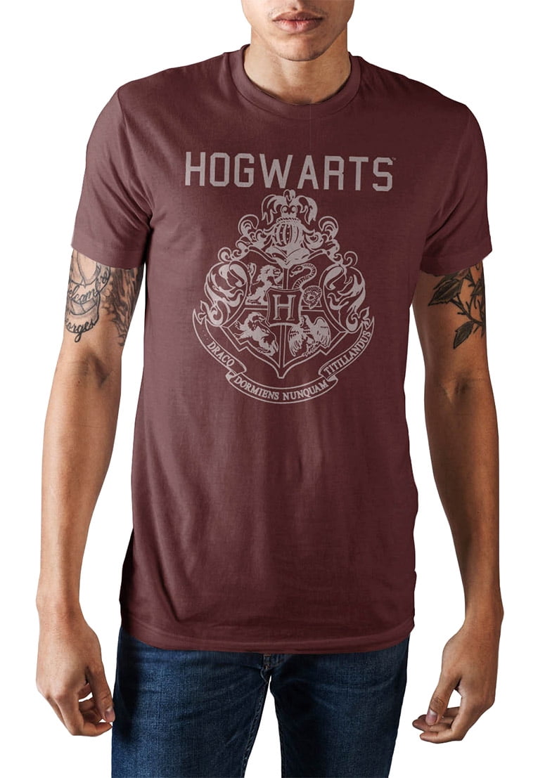 Bioworld Harry Potter Hogwarts School Crest Mens T Shirt Walmart