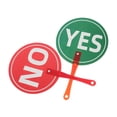 thumbnail image 4 of Shisuyan Classroom Voting Paddles Bold Fonts Plastic 2Pcs 11.8X7.1X0.2In, 4 of 9