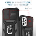 thumbnail image 6 of For Apple iPhone 16 (6.1") Built in Sliding Camera Lens Protection & Finger Ring Stand Holder Hybrid PC Shockproof Phone Case Cover by Xpression - Blue, 6 of 8