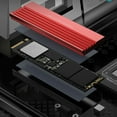 thumbnail image 3 of M.2 Heatsink, Aluminum Alloy SSD Cooler for 850 860 960 970 EVO, PRO, NVMe 2280, with Thermal Silicone Pad, 3 of 7