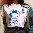 thumbnail image 1 of Snoopy Camiseta Ropa Mujer kawaii Pareja Impresión Estética casual streetwearpangjing, 1 of 4