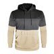 thumbnail image 2 of pstuiky hombres de manga larga, Sudadera con capucha de manga larga con bolsillo y diseño de patchwork liso informal para hombre Tops de talla grande para hombre s, 2 of 6