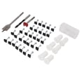 thumbnail image 1 of Cable Routing Kit, Wall Grommets Accessories for Cables with 1 Inch and 5/16 Inch Drill Bits, 30 Wire Clips, Wall Cable Pass Through Wiring Installation Set for Roof Mounting, 1 of 7